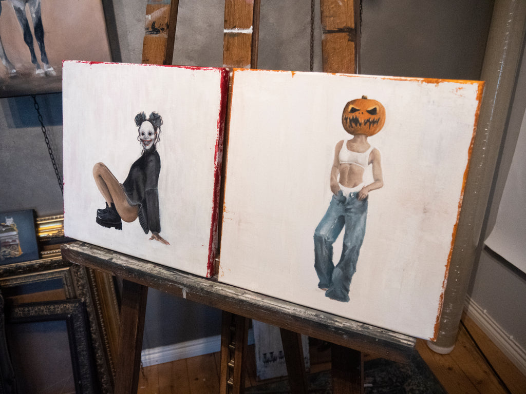 Halloween mask - Pumpkin pie