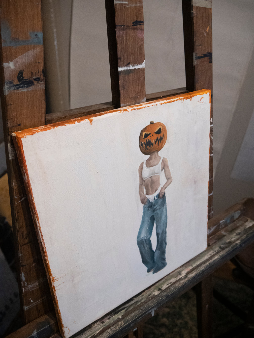 Halloween mask - Pumpkin pie