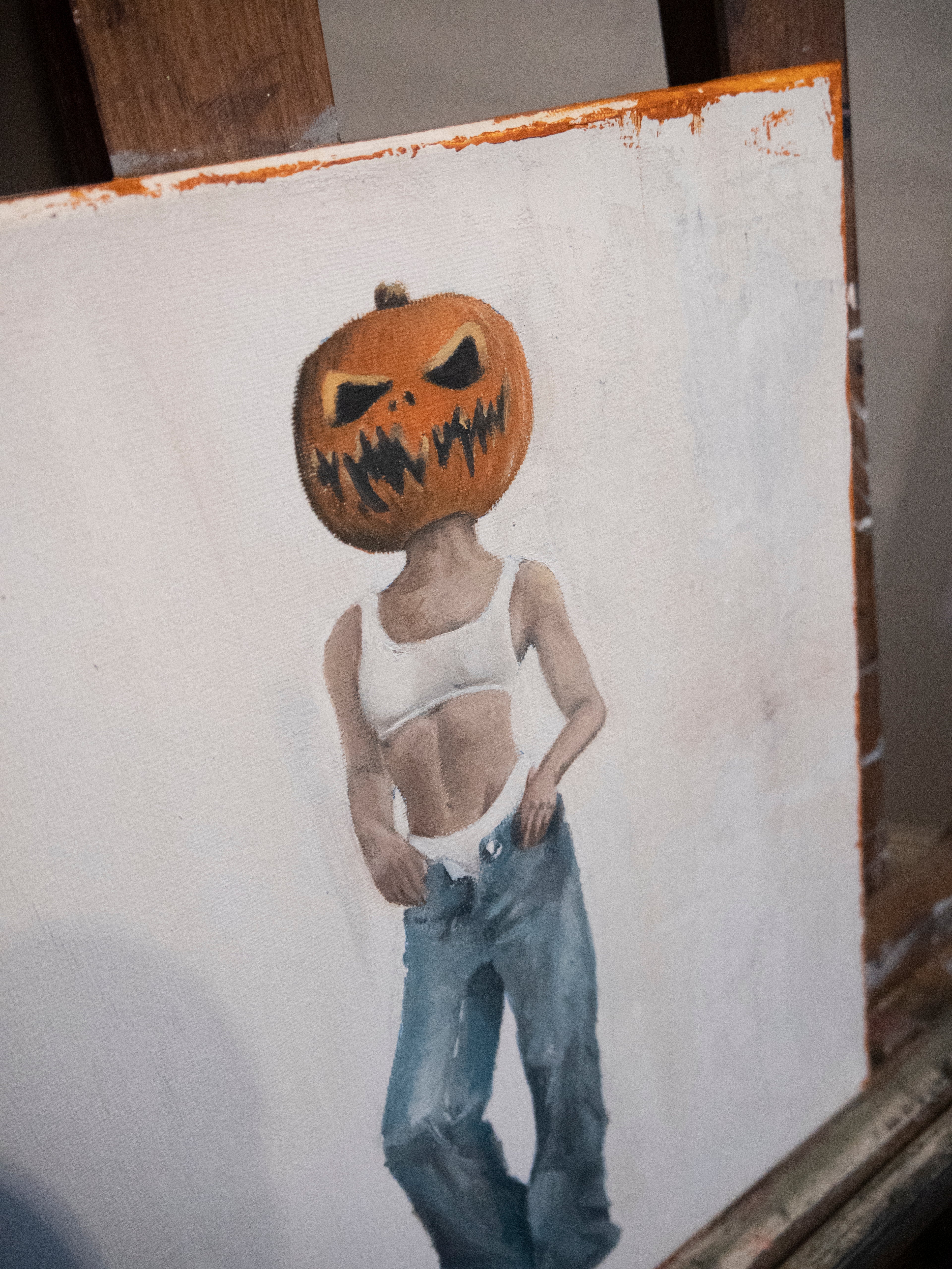 Halloween mask - Pumpkin pie