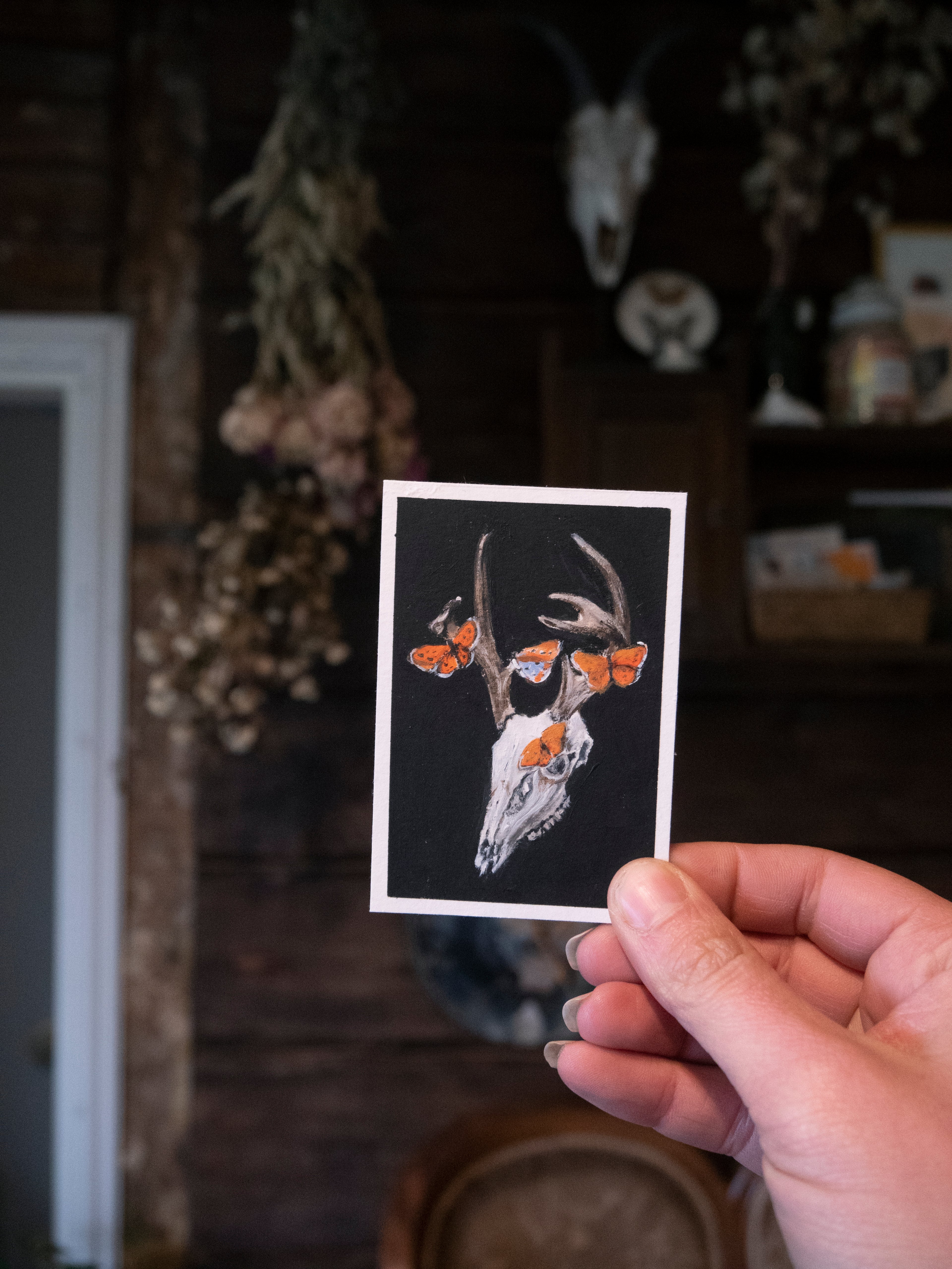 Skulls and bones: Large copper