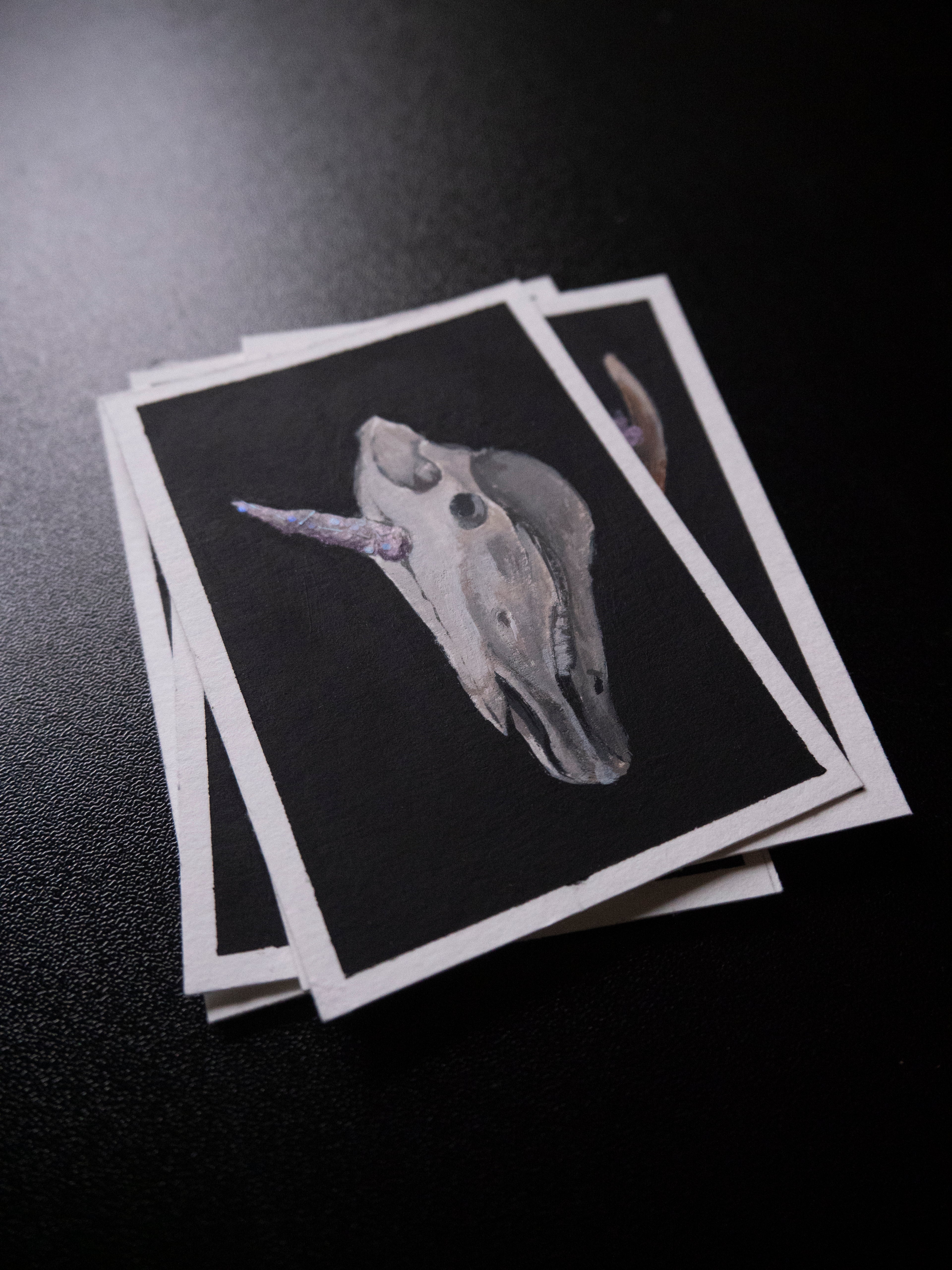 Skulls and bones: Unicorn
