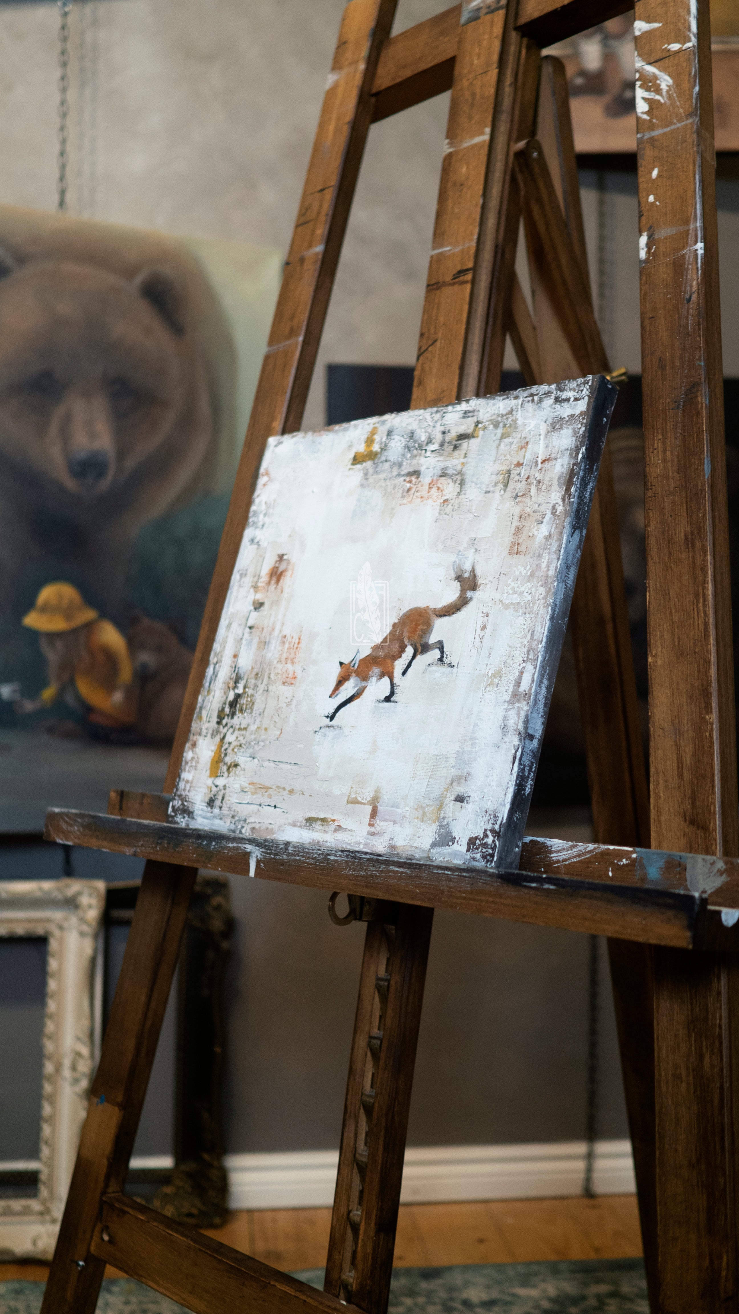 A fox's morning stroll