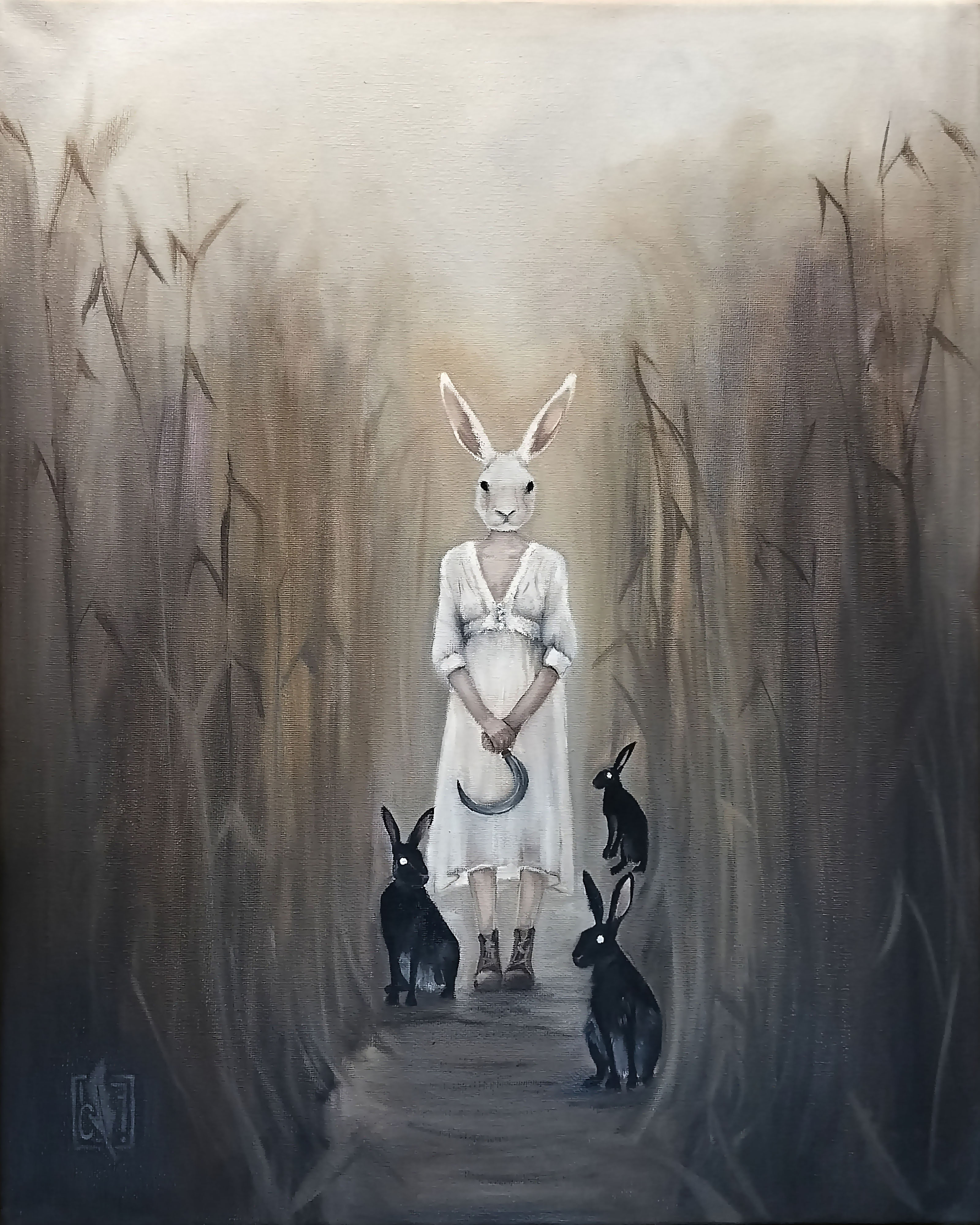 Meeting in the cornfield